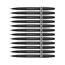 Pentel SESF30 ?C AX Extra Fine Brush Tip, Black Pack of 12
