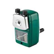 Desktop Manual Pencil Sharpener,School Office Desktop Pencil Sharpener For Kids Hand Crank Cutte-r Student Rotary(Green)