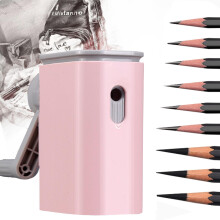 MZSX Pencil Sharpener, 7 gears adjustable, Hole Quality Zinc alloy knife holder, Desktop Sketch art special pencil sharpener, suitability child