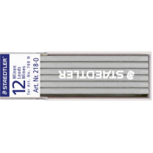 STAEDTLER 218-0 Lumocolor Non-Permanent Refill Lead for 3mm Leadholders - White (Pack of 12)