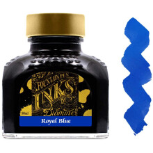 Diamine 80ml Royal Blue fountain pen ink bottle