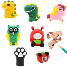 6 PCS Cute Pencil Sharpeners, Cartoon Animal Pencil Sharpener, Student Novelty Sharpener, Stationary Gifts Mini School Office Supplies (Animal)