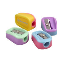 Swordfish ?Duo Wedge? Pencil Sharpener [Tub of 24] Assorted Colours [40384]