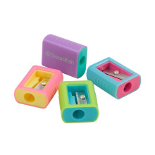 Swordfish ?Duo Block? Pencil Sharpener [Tub of 24] Assorted Colours [40385]