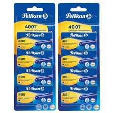 Pelikan 40 x 4001 Ink Cartridges (4 x 5 Large Capacity Ink Cartridges, Royal Blue, 2 Pack) 330894