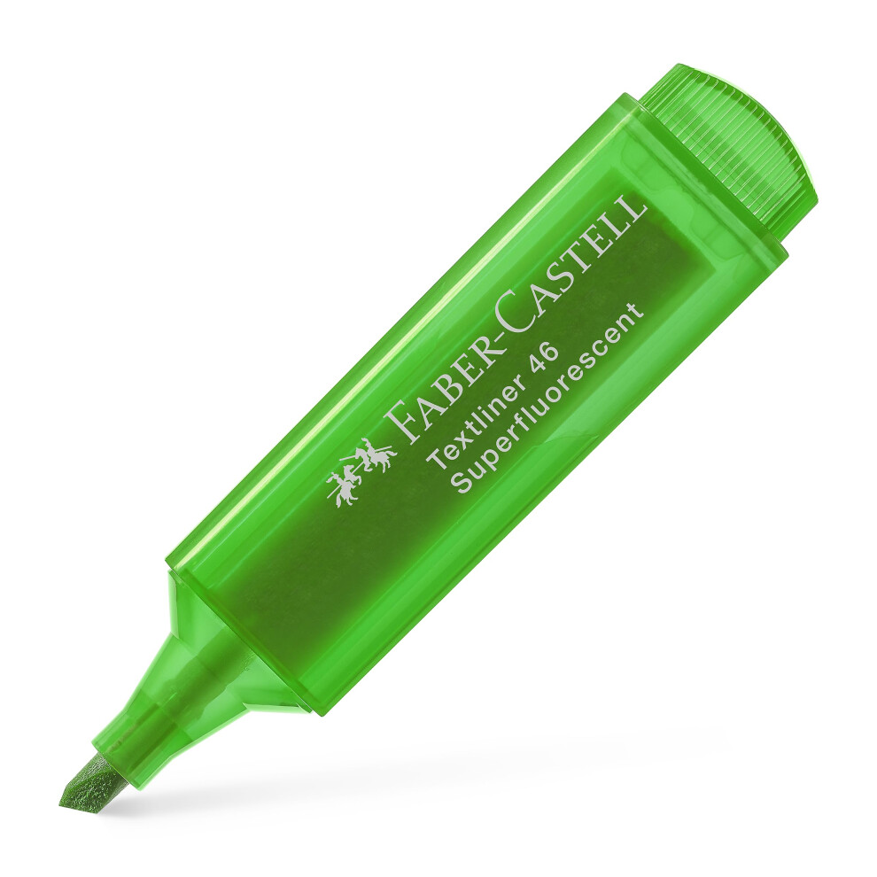 Faber-Castell 1546 Super Fluorescent Textliner - Green
