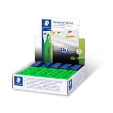 STAEDTLER 364-5 Textsurfer Classic Highlighter - Green (Box of 10)