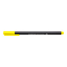 STAEDTLER 334-1 Triplus Fineliner Superfine Pen, 0.3mm Line Width - Yellow (Box of 10)