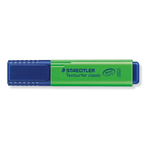 Staedtler Staedtler Textsurfer Classic Highlighter Inkjet-safe Line Width 2.5-4.7mm Green Ref 3645 [Pack 10]