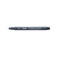 Pentel Arts Pointliner, 0.1mm Tip, Black Pigment ink, Pack of 12 pens