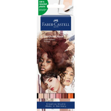 Faber-Castell Creative Studio Goldfaber Aqua Dual Marker, Portrait, Wallet Of 1, For Art, Craft, Drawing, Sketching, Home, School, University,