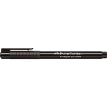 Faber Castell Faserschreiber Broadpen 1554 schwarz (10 Stck)