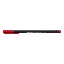 STAEDTLER 334-29 Triplus Fineliner Superfine Pen, 0.3mm Line Width - Carmine (Box of 10)