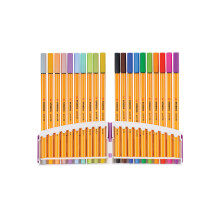 STABILO Fineliner point 88 - Colorparade - Assorted Colours - 20 pcs - including 10 Pastel Colours