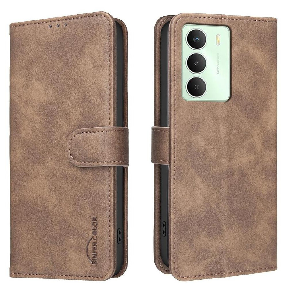 () Phone Case For Realme 14X Convenient Kickstand Rfid Blocking Protection All Round Shockproof Drop Protection 764563352999