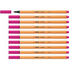 STABILO point 88 - Fineliner - Pack of 10 - Pink