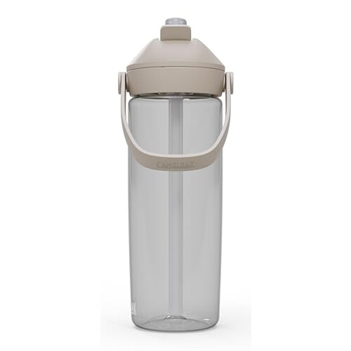CamelBak CAMELBAK - Thrive Flip Straw Bottle with Tritan Renew, Drinkware, Clear, 600 ml 1