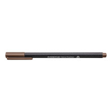 STAEDTLER 334-77 Triplus Fineliner Superfine Pen, 0.3mm Line Width - Tobaco Brown (Box of 10)