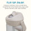 CamelBak CAMELBAK - Thrive Flip Straw Bottle with Tritan Renew, Drinkware, Clear, 600 ml 5