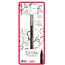 uni-ball PIN Fineliners, Black Fine Tipped Writing Pen, Water and Fade-Resistant Ink, Ideal for Architects, Sketching, Scrapbooking, Outlining, Art,