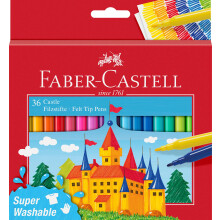 Faber-Castell Castle 554203 Felt Tip Pen 36 Pack in Cardboard Case