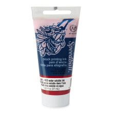 Speedball 37ml 1.25oz Water-Soluble Block Ink Red, For Block Printing, Lino Printing, Screen Printing, For Artists Kit