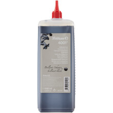 Pelikan Ink 4001 in Plastic Bottle 1000 ml Refill Bottle, Brilliant Black, Pack of 1