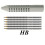 Faber-Castell Faber-Castell Grip 2001 187100 Triangular Rubber ? Grey, grey, Radierer + 6 Bleistifte HB 1