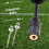 Precision Double Action Rapid Ball Pump - Size Black, yellow, K-REY-TR555 4