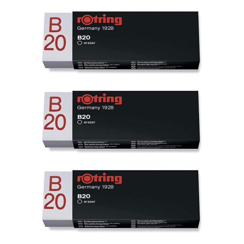 Rotring Rapid-Eraser B20 Pack of 3