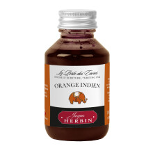 Jacques Herbin 17057T - Writing ink bottle 100ml - Fountain pens, roller pens - Orange indien - Painting - Drawing - Calligraphy - Creative - Arts &