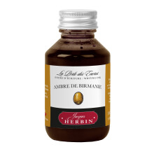Jacques Herbin 17041T - Flacon d'encre ? ?crire 100ml - Stylo-Plumes, stylos Roller - Ambre de Birmanie