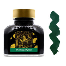 Diamine 80ml Sherwood Green fountain pen ink bottle