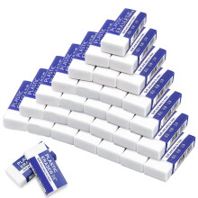 Pencil Erasers Classic, White 2B Rubbers Erasers, Pack of 30 Rubbers Erasers for Universal Use in Offices Schools Sketches Fine Arts