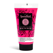 Speedball 75ml 2.5oz Water-Soluble Block Ink Fluorescent Hot Pink, for Block Printing, Lino, Screen Printing, for Artists