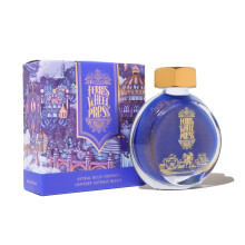 Ferris Wheel Press, Fountain Pen Ink, Everyday Ink Collection, Astral Blue Odyssey, Sheening Saturated Blue with Rose Gold Shimmer, 38ml