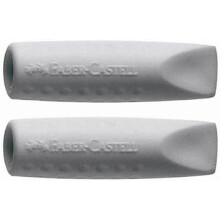 Faber-Castell Grip 2001 Eraser Cap Twin Pack - White (Pack of 5)