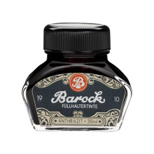 Barock 1910 - Writing Ink for Fountain Pen, Glass Pen and Ballpoint Pen, 30 ml, Grey