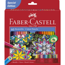 Faber-Castell Castle 111224 Hexagonal Colouring Pencils ? Pack of 24, Buntstifte, 1