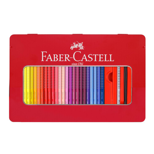 Faber-Castell Faber-Castell 48 Colour Grip Pencil with Accessories