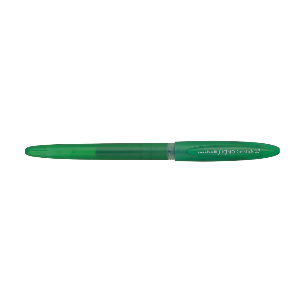 Uni-Ball Um170 Signo Gelstick Rollerball Pen 0.7Mm Tip 0.4Mm Line Green Ref 9003003 [Pack 12]