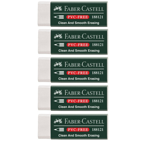 Faber-Castell Faber-Castell Eraser/Rubber, 5 Radierer, 1