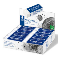 STAEDTLER ?526 50 Mars Eraser, Latex & Phthalate-Free - Medium Size 65x23x13 mm (Pack of 20)