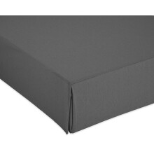 Cardinal Textile Smooth Bed Cover, Grey, 150 cm Bed