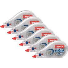 Tipp-Ex Mini Pocket Mouse Correction Tape 6 m x 5 mm Pack of 6 White
