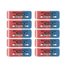 Faber-Castell 187040 ? Eraser Latex Ink/Lead, 7070-40 (Pack of 10)