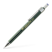 Faber-Castell B-136700 ? TK-Fine Mechanical Pencil with Eraser and 3 Fine Leads Graduation HB ? Line 0.7 mm ? Black