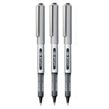 Uni Ball Eye Designer Black Rollerball Pen Fine 0.7mm Nib Tip 0.5mm Line Width Designer Series Quick Drying Pigment Ink UB-157D (Pack Of 3)
