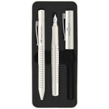 Faber-Castell Fountain pen M/Ballpoint pen set Grip 2010 coconut milk
