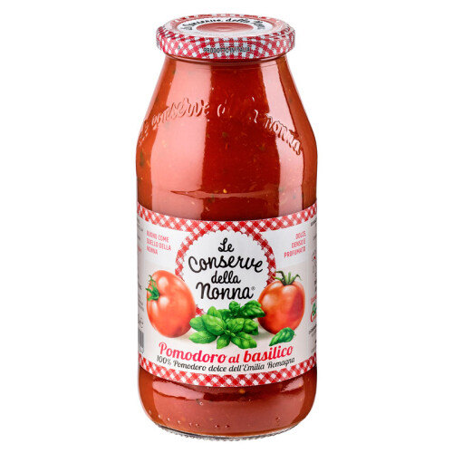 Le Conserve della Nonna Tomatenpaste mit Basilikum 500g
